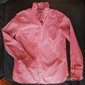 Girls Holiday Button Down
